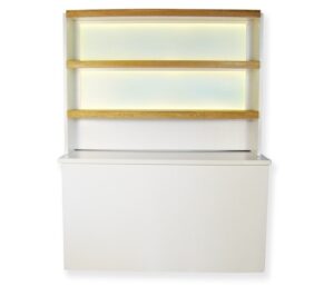 Achterwand LED’s Oak 1,7m