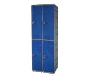 Garderobe lockers dubbele kast – 4 lockers