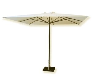 Parasol incl. voet ecru 3x3m Parasol incl. voet ecru 3x3m