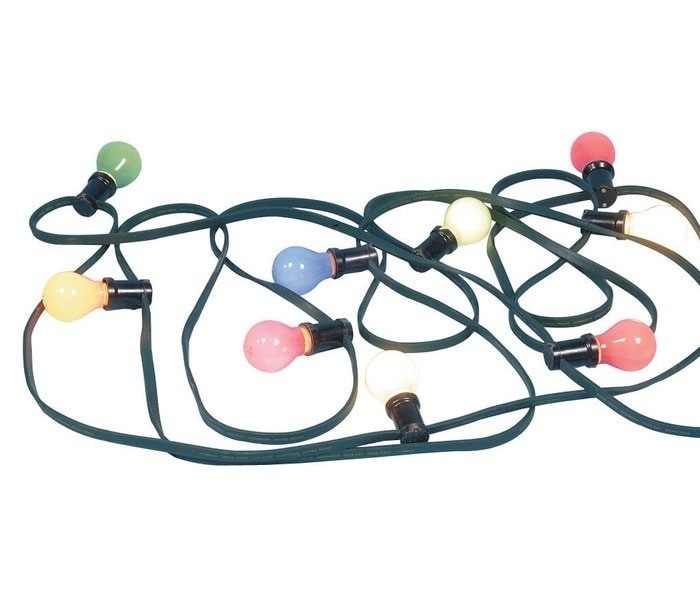 Prikkabel 10m - gekleurde lampen