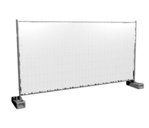 Bouwhekzeil Brandvertragend wit