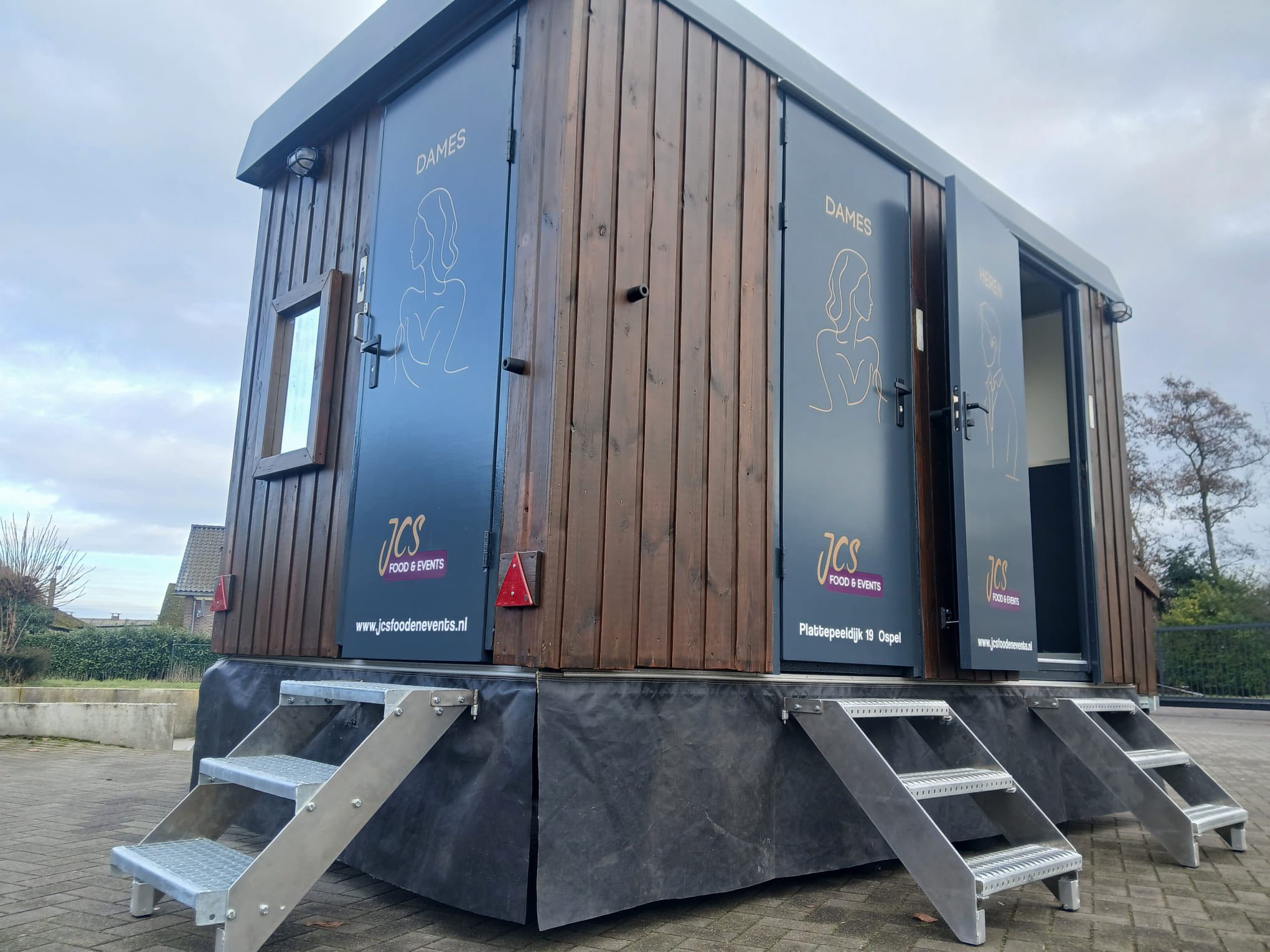 Toiletwagen - Hout - Afbeelding 6